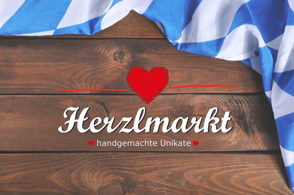 Banner für den 1. Herzalmarkt in München am 4. Dezember 2016